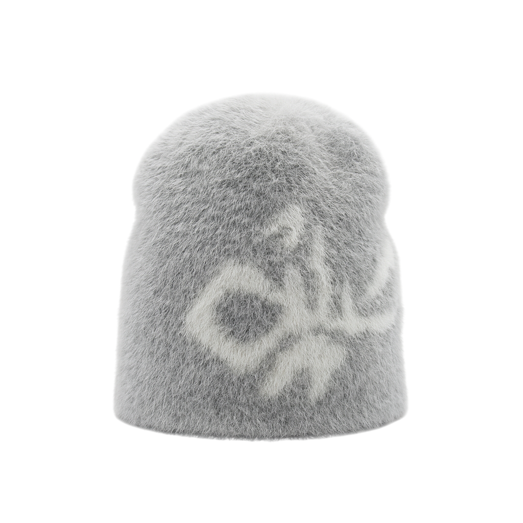 FLUFFY - GREY BEANIE