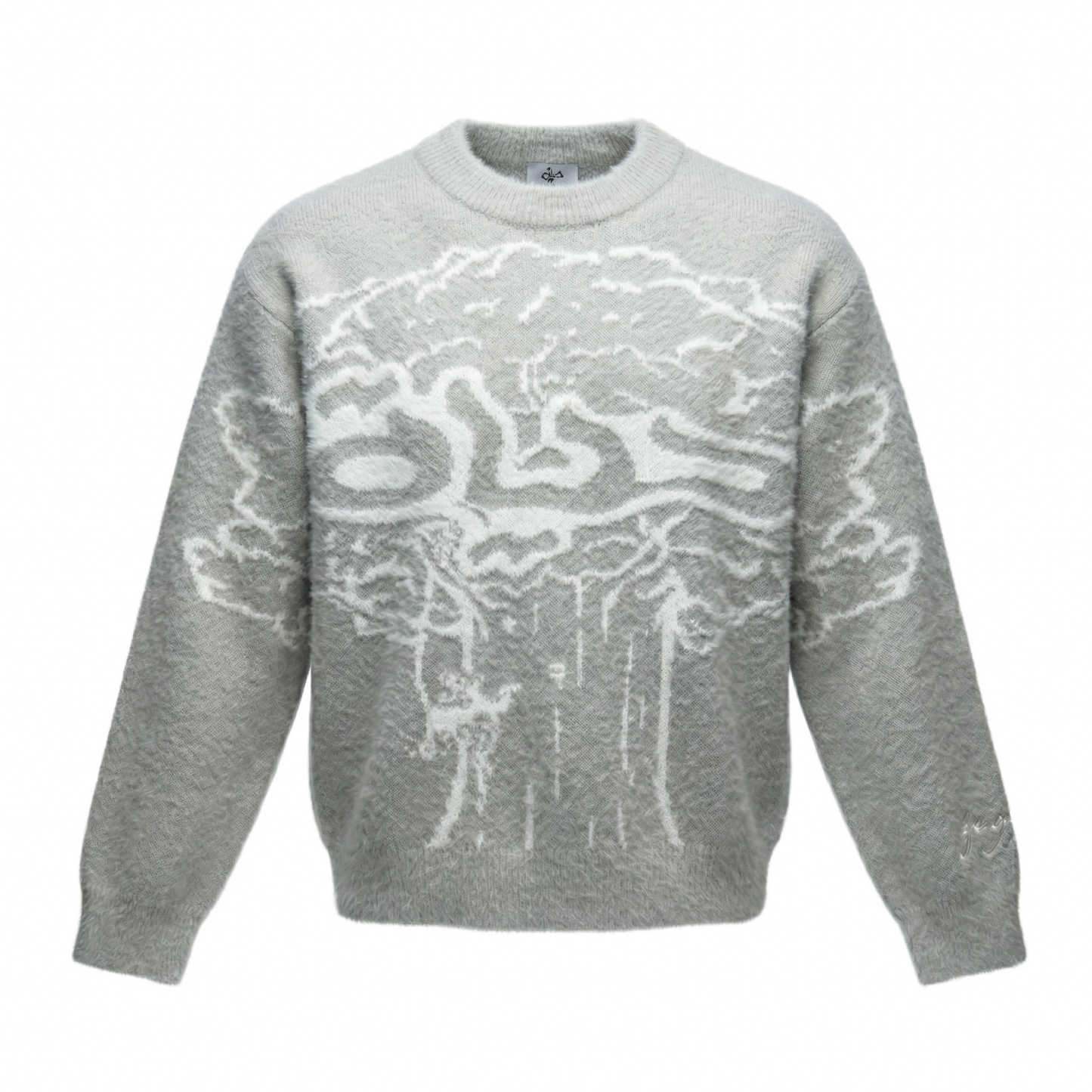 FLUFFY - GREY SWEATER