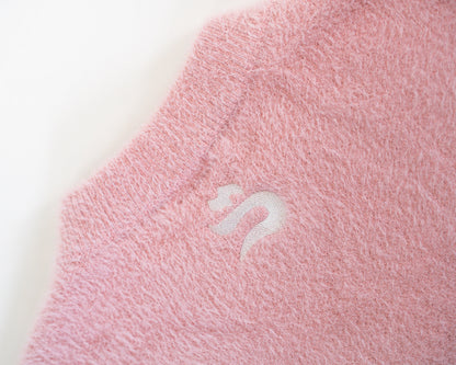 FLUFFY KNITWEAR - LIGHT PINK