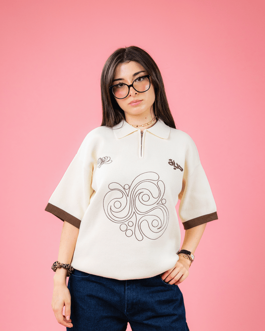 BLOSSOM - KNITTED POLO
