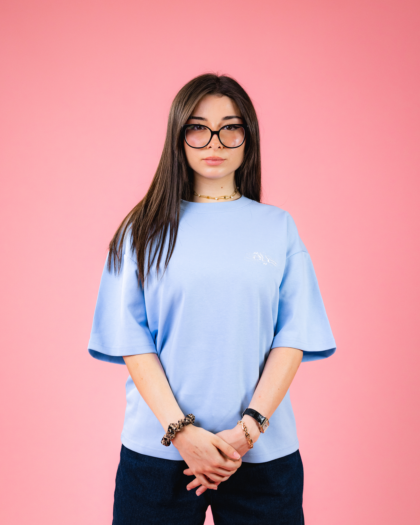 BLOSSOM - BLUE TEE