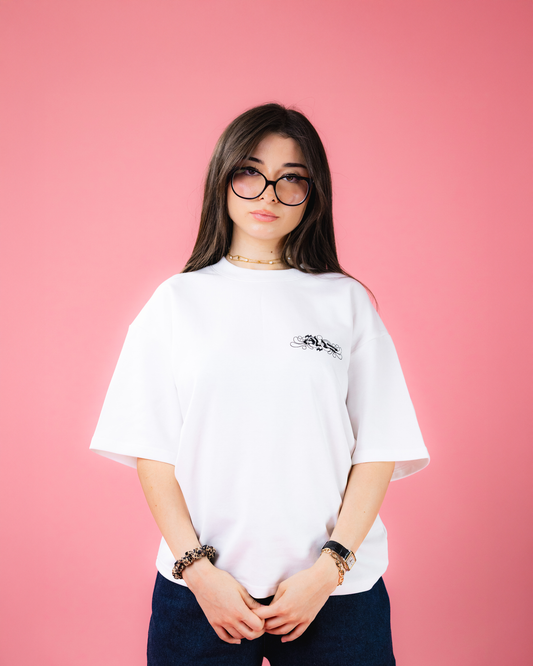 BLOSSOM - WHITE TEE